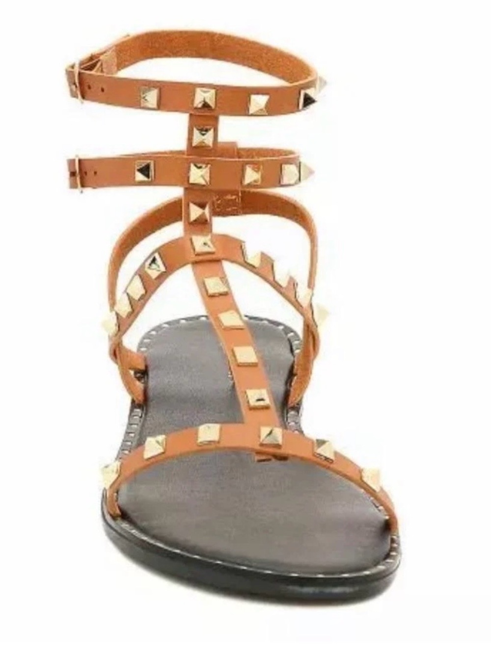 Brown Gladiator Trendy Strappy Sandal size 8